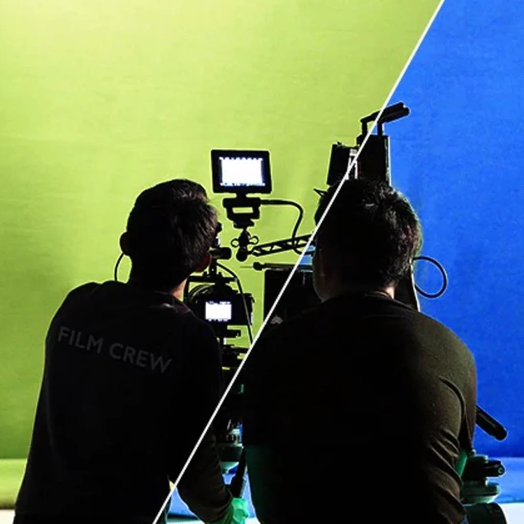 green-blue-screen